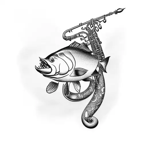 Saxophone Nature Fish