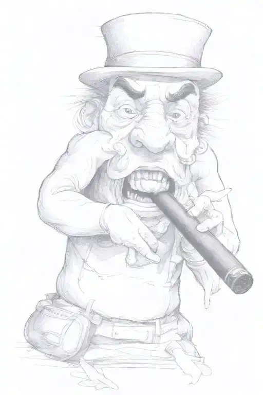 Put A Cigar In His Mouth