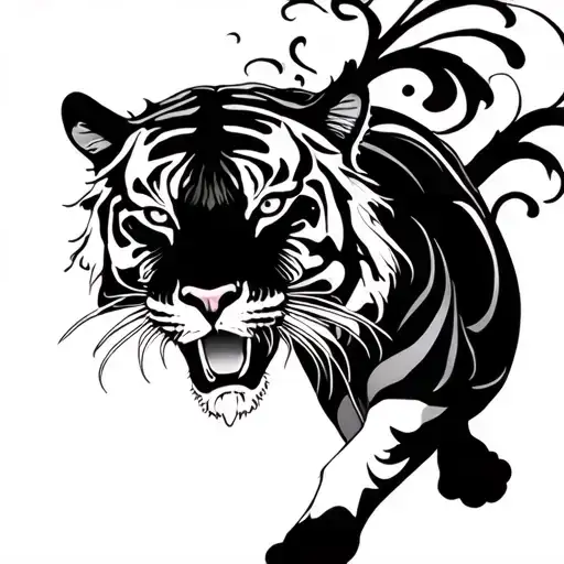 Tiger Running