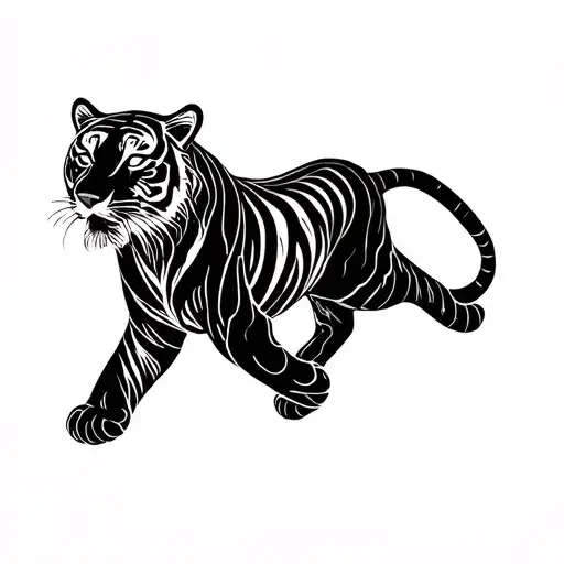 Tiger Running