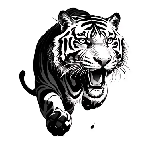 Tiger Running