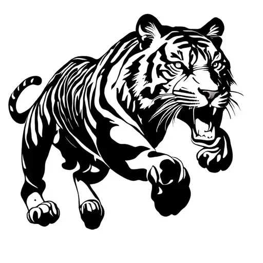Tiger Running