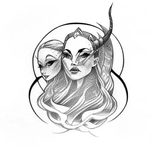 The Norse Mythology Three Norns