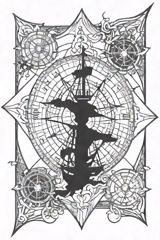 Boat Compass Rose