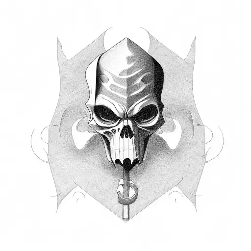 Grim Reaper Line Work