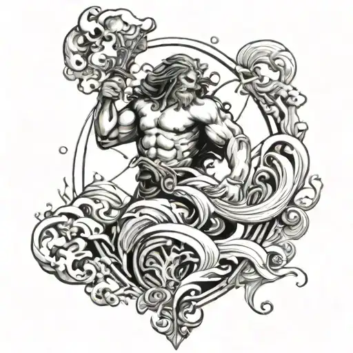 Aquarius Mixed With Poseidon