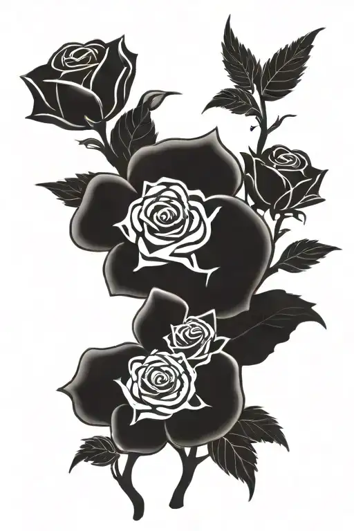 Mom And Dad Written With A Tree Of Life And The Infinite Symbol And A Rose