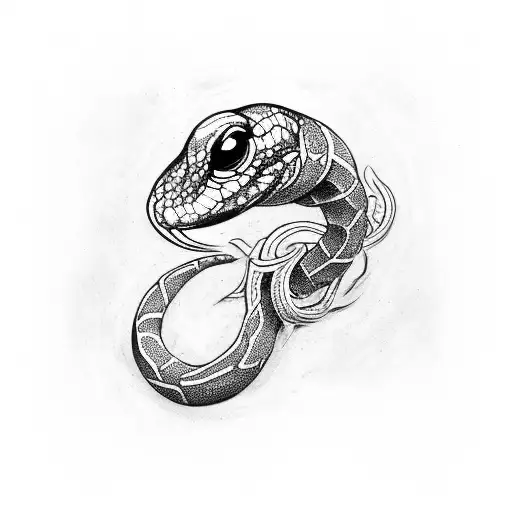 Intimidating Shoulder Snake