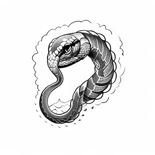 Intimidating Shoulder Snake