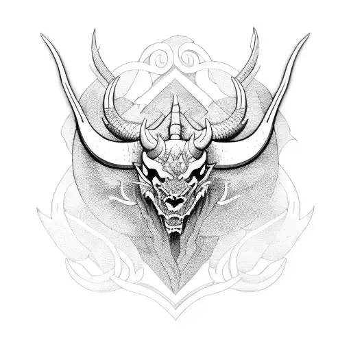 Bull Dragon Viking