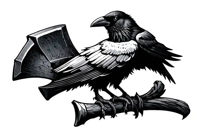 Tor Hammer With A Crow