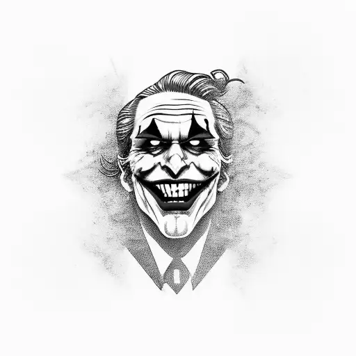 Joker With Hahaha All Over