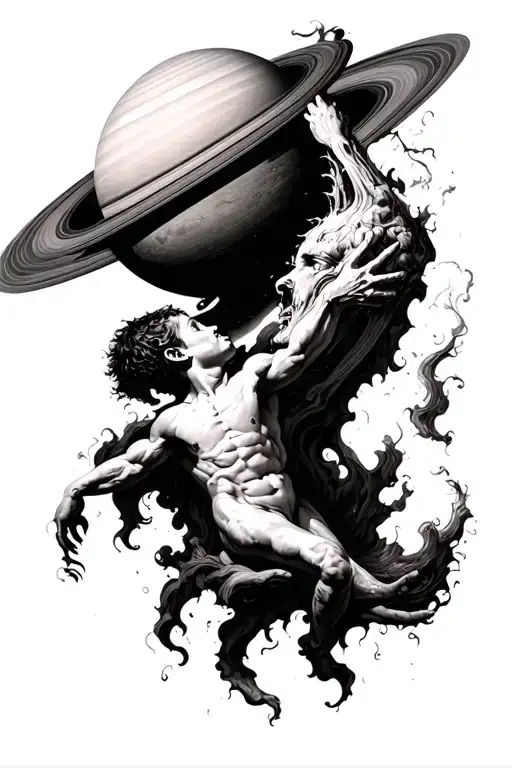 Saturn's Painting Devouring His Son