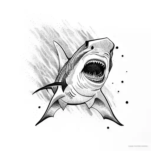 One Shark With Number 23 And Something Pink