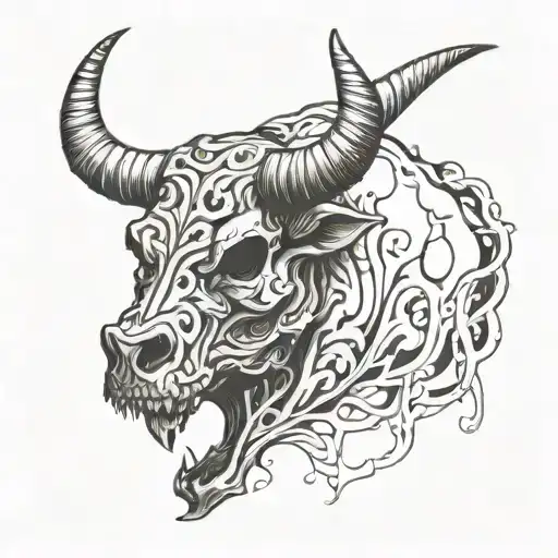 Skull Of A Bull