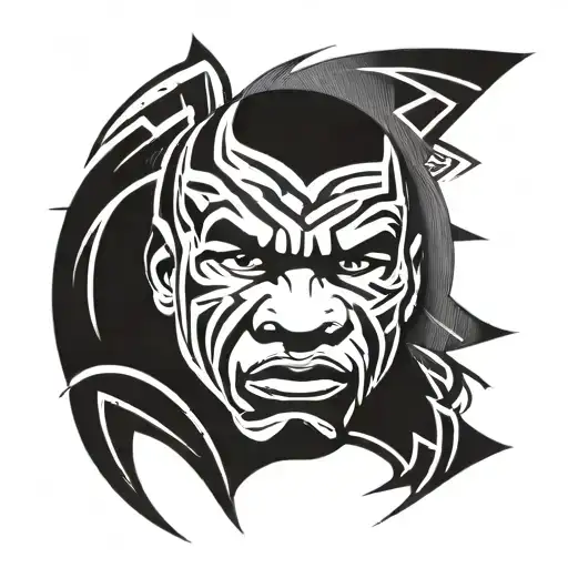 Tribal Tattoo Like Mike Tyson
