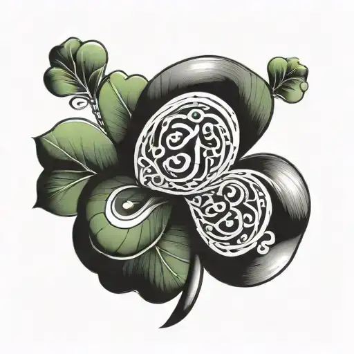 The Number 3 Inside Of A Shamrock