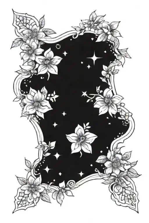 Gemini Flowers And Constellations