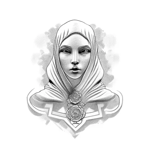 Mon And Daughter Greece Statue