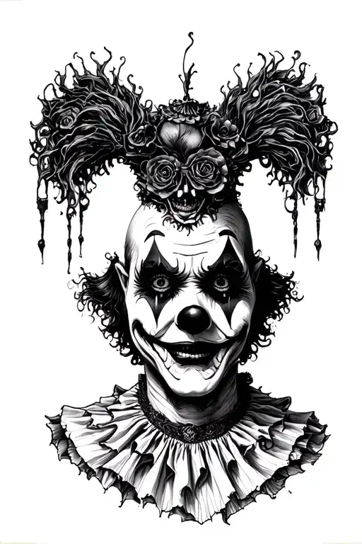 Crazy Gothic Clown