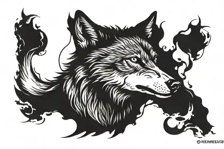 Wollf Half Agressiv Half Calm Wolf Howling