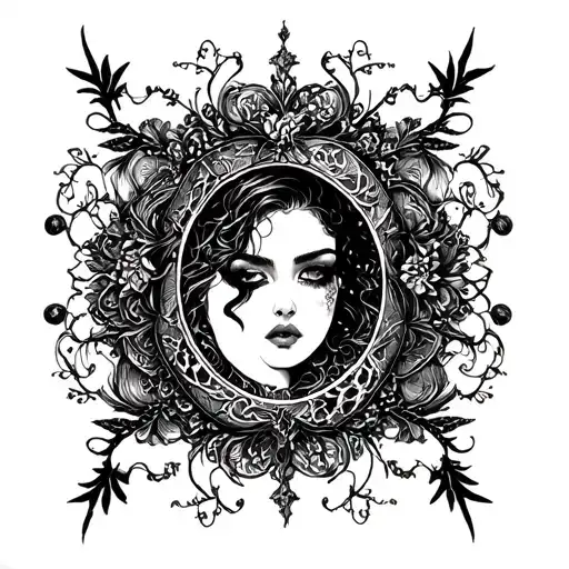 A Dark Romance Book Cover With Intricate Details And A Subtle Bdsm Element