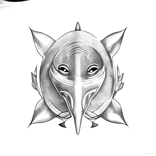 Africa Women On A Shark