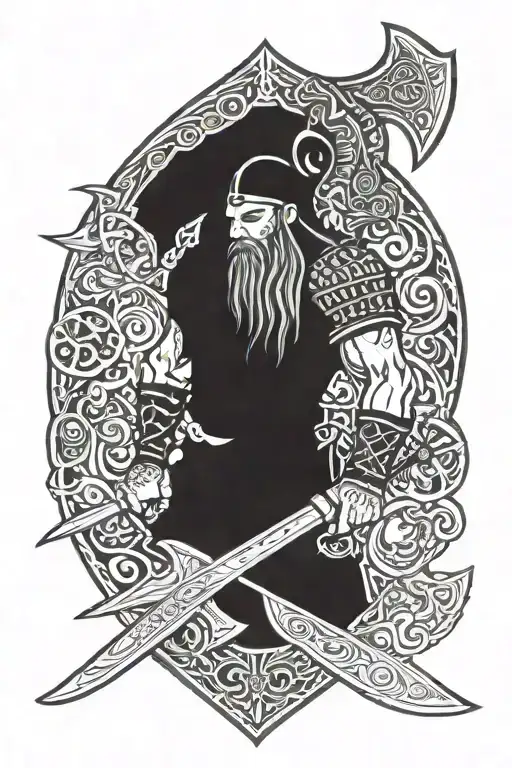 Viking Warrior Axe Inspired