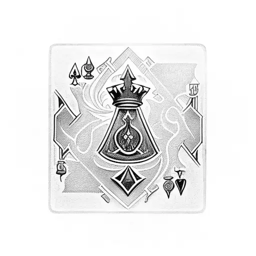 Ace Of Spades Nad Chess Piece