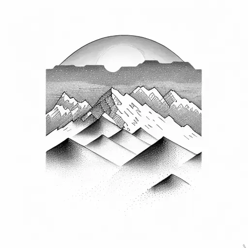 Black Mountain With Nature