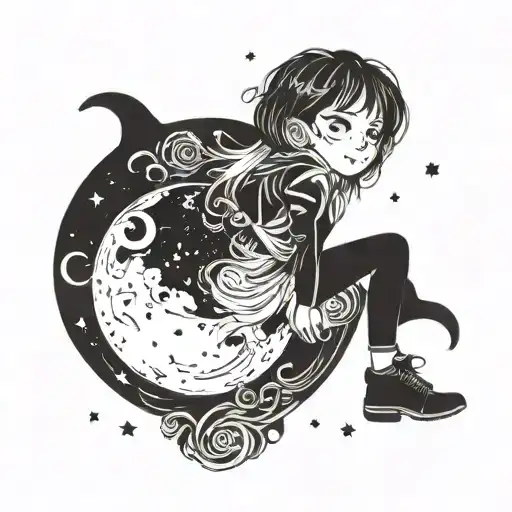 A Person Who Is In Love With Moon And Missing Moon