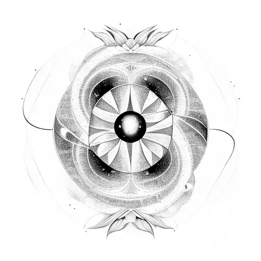 Nature Astronomy Ying Yang With Sacral Geometry