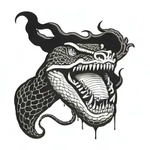 Trust No One Snake And Mouth