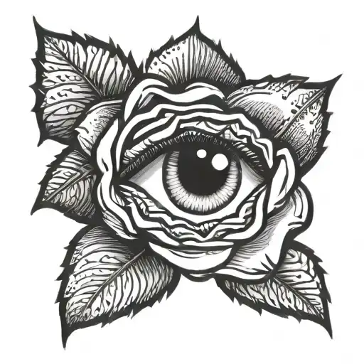 Eye Looking Rose
