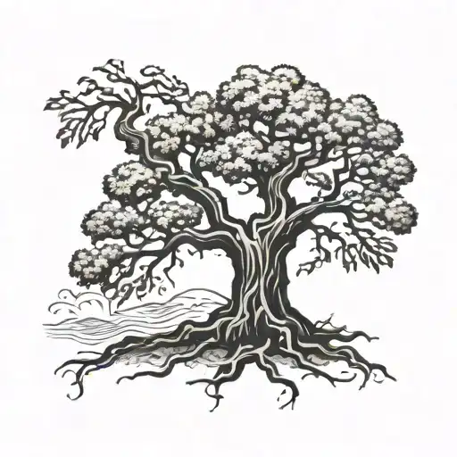 Tree 4W Crest Oak Tree