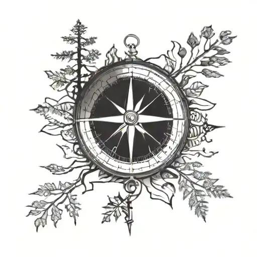 Compass And Tree