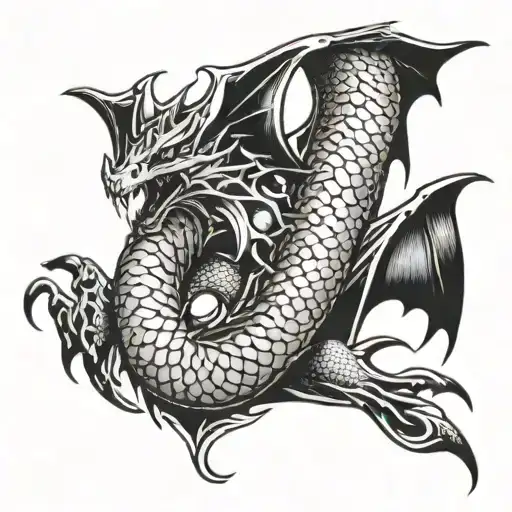 Dragon Scales Full Arm