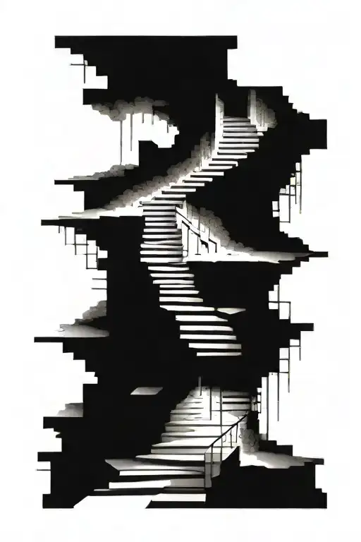 Stairs To Nowhere Abstract