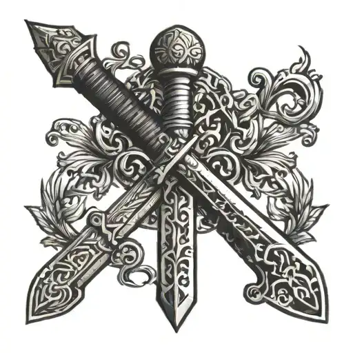 Sword Stuck In The Collarbone