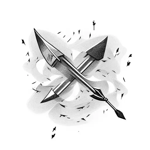 Arrow With Jackson Written On It