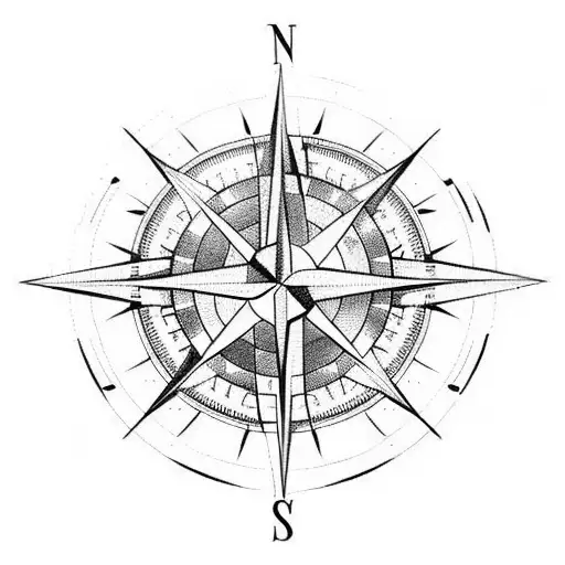 Compass With The World