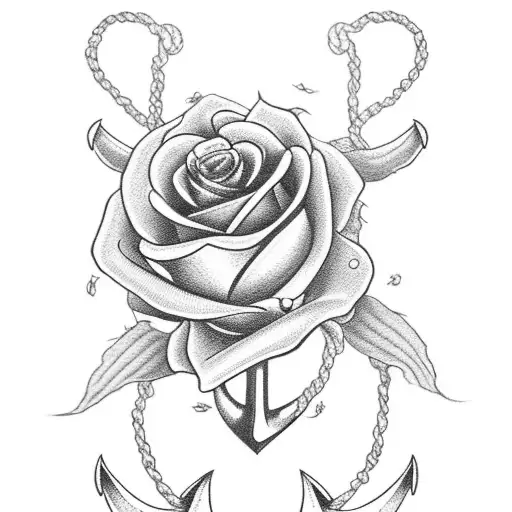 Anchor Blue Rose Stem Is Family