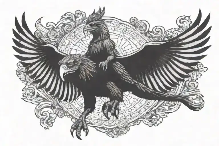 The Manchester United Devil Riding An Eagle