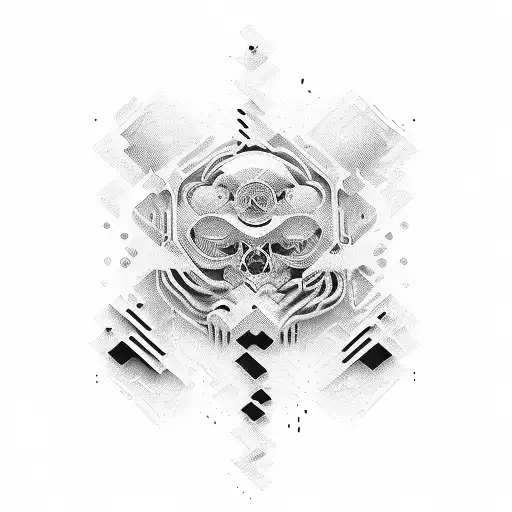 Flow Of Letters Falling As They Expand And There Is More Space Between Them