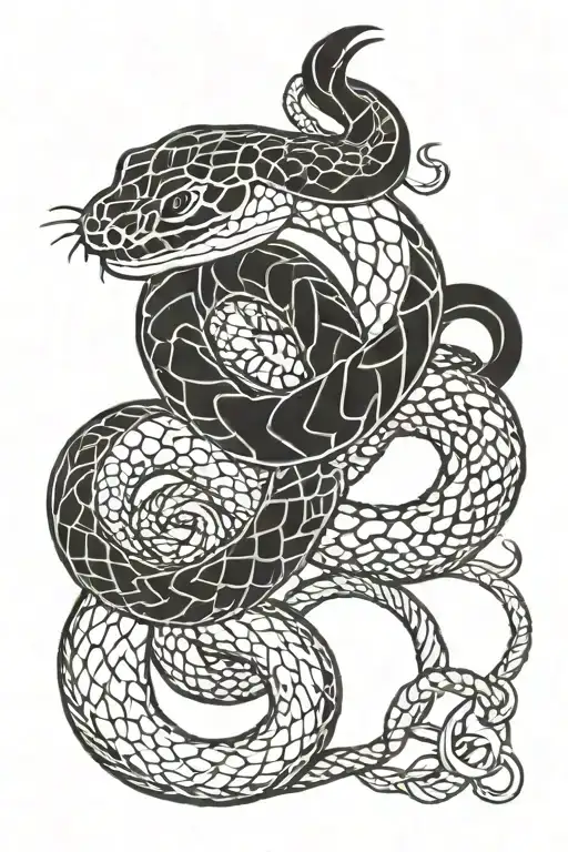 Nordic Snake Intertwined