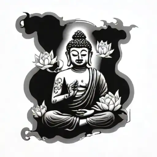 Buddha With Natos Ruin And Waor