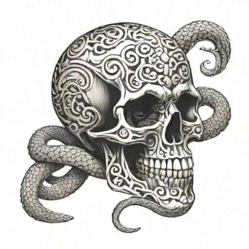 Skull And Cobra