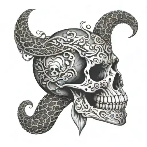 Skull And Cobra