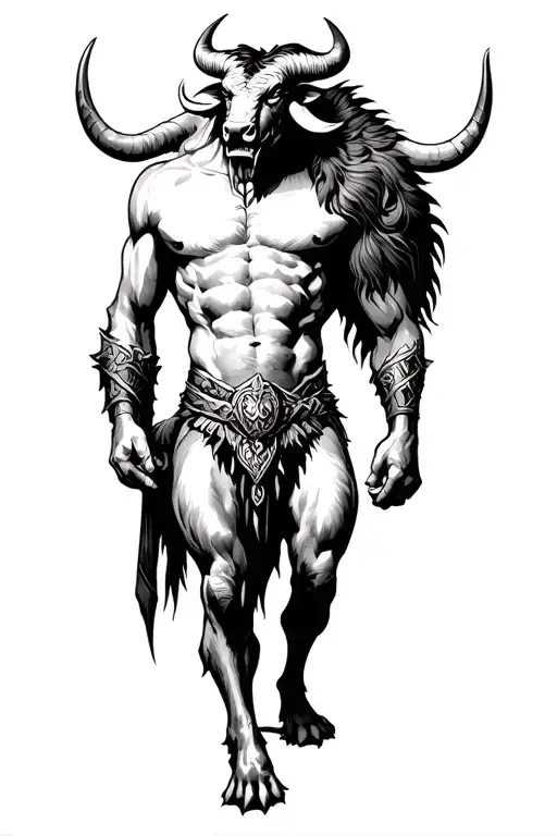 Minotaur Legend Standing Guard