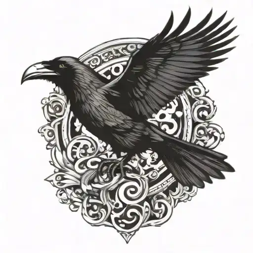 Raven Scroll Letter With Quilpen